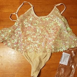 Free People Intimately Last Dance Body Suit Small